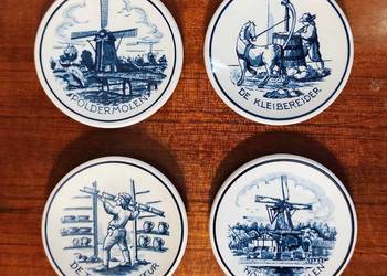 Komplet czterech talerzyków Royal Holland