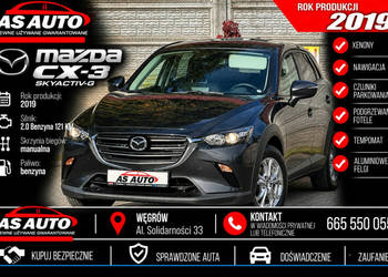 Mazda CX-3 2,0i 121KM SkyActive-G/ Nawigacja/Pod.fotele/Tempomat/PDC/Alu/S…