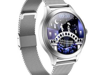 Zegarek damski smartwatch G.Rossi SW014-1 srebrny