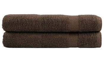 Ręczniki premium SOLUND 2 szt. brązowe 100x200 cm WM-137245