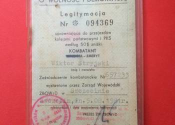 ( 1553 ) Legitymacja ZBoWiD ( 1553 ) Legitymacja ZBoWiD