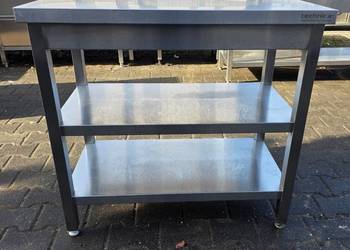 Stół Gastro Centralny Z Dwoma Półkami 90/50/85 cm M.1402 N