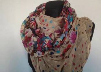 Komin wielokolorowy wiskoza