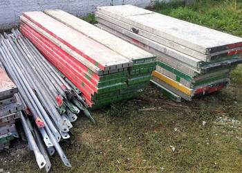 Używany zestaw rusztowania 207m2, rusztowanie 15x16,2m, podest drewno