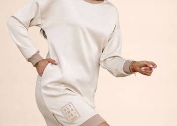 SUKIENKA DRESOWA SPORTOWA Z SUWAKIEM MASEŁKO S/M