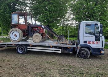 Laweta PRZECZYCA Pomoc Drogowa transport maszyn