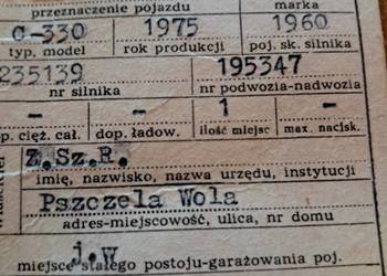 Ciągnik c 330 ze Szkoły Rolniczej