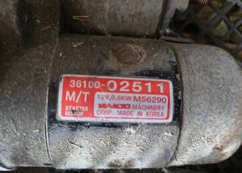 hyundai Atos rozrusznik 36100-02511 M56290 12v 0.8kw