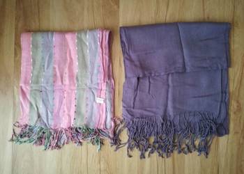 Zestaw 2 kolorowych szalików