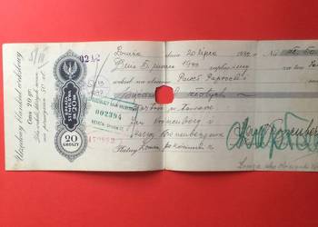 ( 1539 ) Weksel Wystawiony W Łomży 36