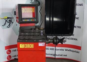 Włoska, profesjonalna wyważarka do kół Corghi EM 7070 - monitor, 2 wymiary