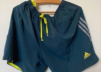 Męskie spodenki Adidas - zielone - M - OKAZJA