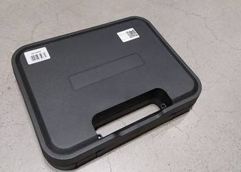 Kufer na pistolet Megaline czarny z czarnymi klamrami 079-048 Przecena