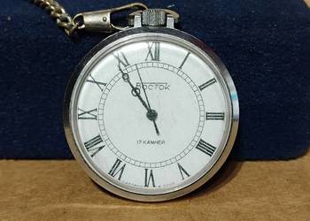 Zegarek Kieszonkowy Wostok 17 JEWELS 2409 + dewizka