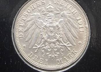 Moneta Drei Mark Wilhelma II