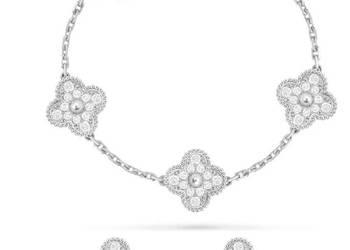 Komplet na van Cleef & arpels bransoletka i kolczyki