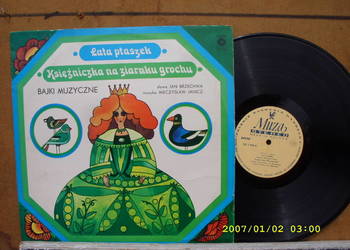 +LP, basn muzyczna; Lata ptaszek; Ksiezniczka na ziarnku