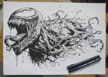 Rysunek: Venom - cienk - blok t. A3 250 g/m2