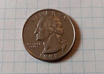 25 CENTÓW ( QUARTER DOLLAR ) 1998 ROK ( P ) - USA