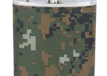 Piersiówka ze Stali Nierdzewnej Moro Eko-Skóra 7 OZ ok. 210 ml Gentelo