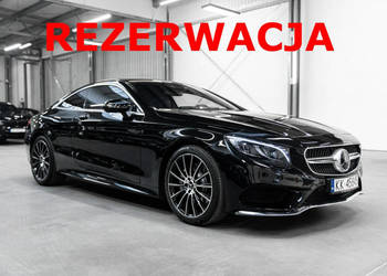 Mercedes S 400 4Matic Coupe. Distronic, noktowizor, Burmester, masaże, pan…