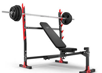 Siłownia Obciążenia 90kg Ławeczka Hantle Sztanga