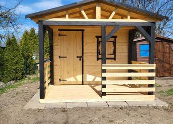 Domek narzędziowy ogrodowy z tarasem montaż cały kraj