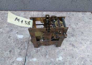 M138 Mechanizm starego zegara ściennego GB Becker P42 niekompletny