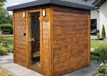 SAUNA OGRODOWA CUBE LUX 220 cm x 220 cm