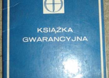 PF 125 p książka gwarancja ORYGINAŁ instrukcja Polski Fiat FSO POLMO 1500