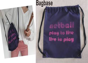 worek plecak firmy BagBase 44 x 34 cm