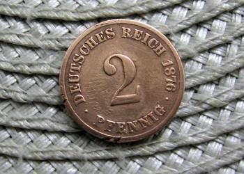 Niemcy 2 Pfennigi 1876r - C