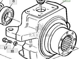 John Deere 6800 6900 Obudowa Przegubowa Prawa Lewa L101711 L101712