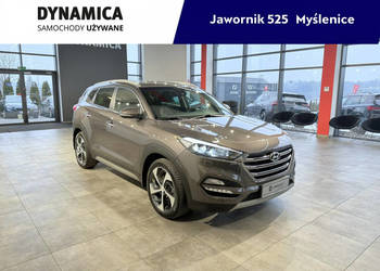 Hyundai Tucson 1.7CRDI 141KM DCT 2018 r., salon PL, komplet opon, NAVI, ap…
