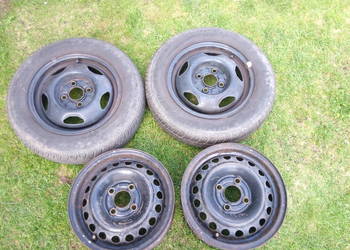 KOŁA 2x +2 felgi-13" 4x100xØ57x5,5 AUDI-VW-SEAT-SKODA