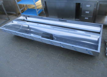 Okap Centralny Trapezowy Z Filtrami i Turbiną 250/100/40