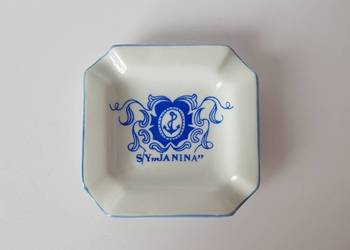 Popielniczka Ćmielów z jachtu S/Y JANINA kolizja z 1989 roku, UNIKAT