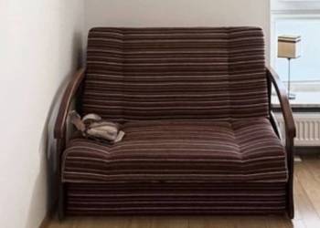 Sofa rozkładana drewniana
