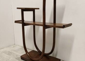 kwietnik stojący model Thonet gięty buk vintage orzech stary