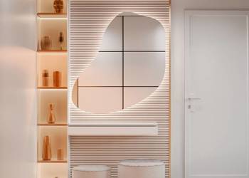 Lustro DRIFT LED – nowoczesne lustro organiczne z podświetleniem LED