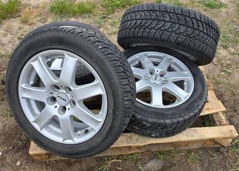 4 kola z oponami zimowymi 16 cali rozstaw 5x112 uzywane w audi a6c6