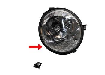 Volkswagen Lupo 6X1/6E1 03.2001-07.2005 Reflektor / Lampa przednia prawa