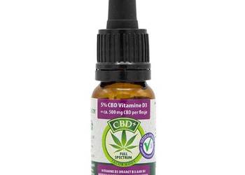 Jacob Hooy CBD Olej 5% + Witamina D3 (10ml)