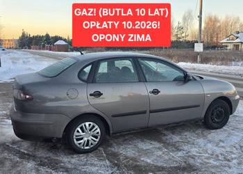 GAZ! Butla 10 LAT, Opłaty 10.2026, 2005 rok, Seat Cordoba 1.4 75KM