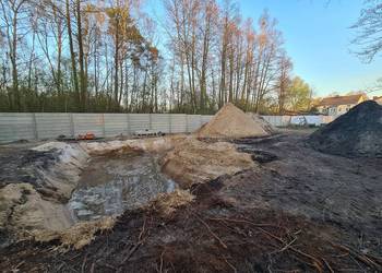 Piach kruszywo ziemia roboty ziemne wykopy transport