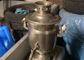 Samowar mosiężny rosyjski retro zabytek