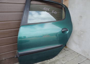 Drzwi Lewy Tył Peugeot 206 5d KRU