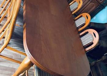 Stół z krzesłami komplet solidny