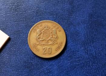 Stare monety 20 cent 1974 Maroko