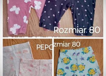 Zestaw krótkich spodenek dziewczęcych rozmiar 80